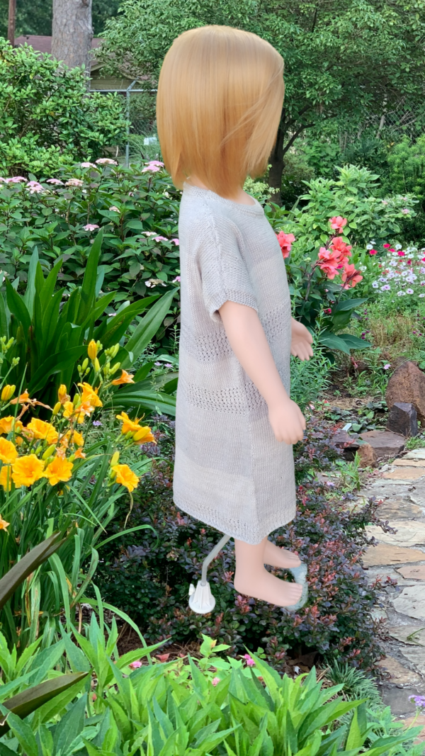 Robe Enfant Tricotée Main en Coton Fancy - Modèle Unique”