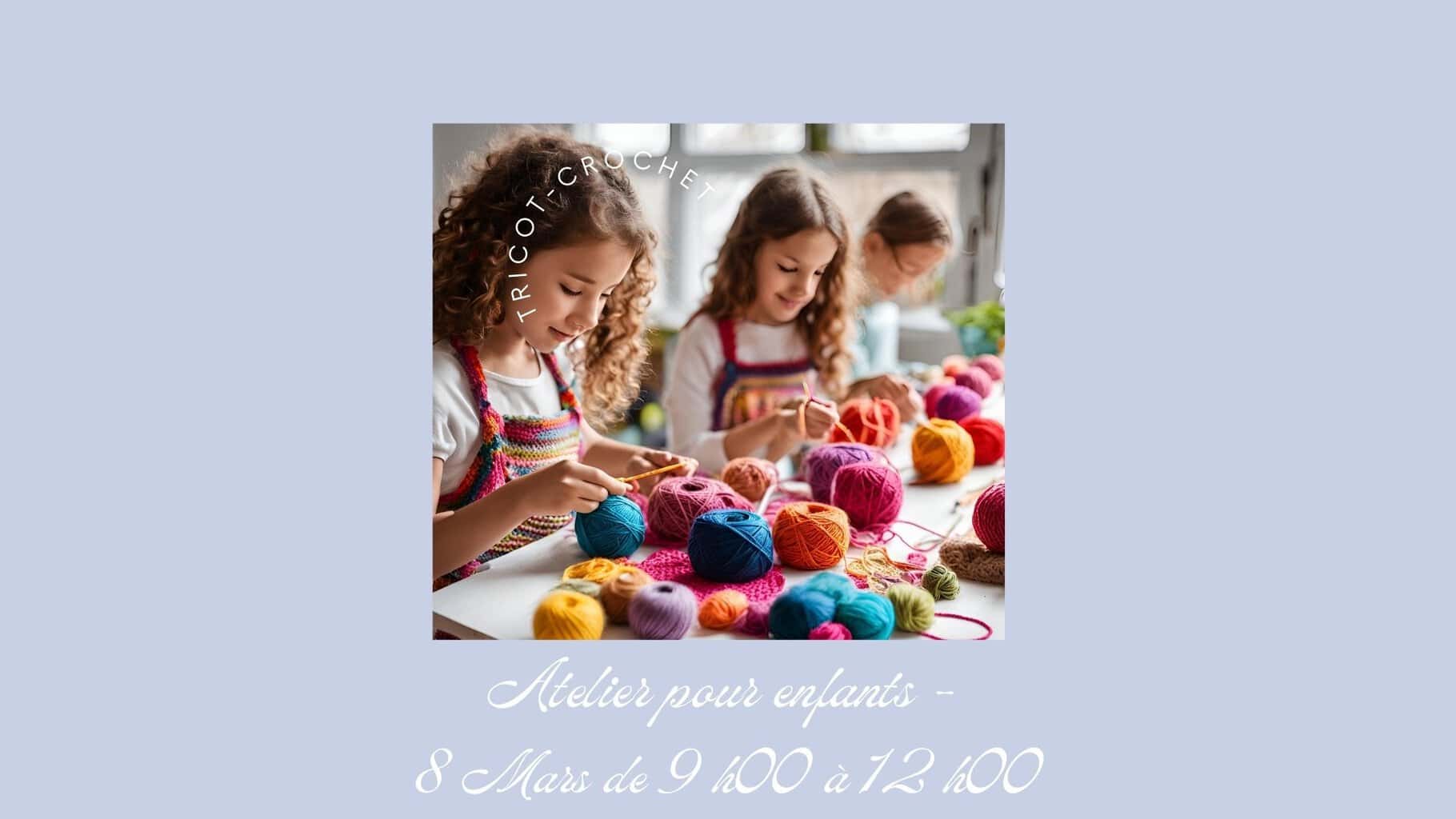 Petites mains, grands sourires : L'atelier de crochet pour les jeunes créateurs en herbe