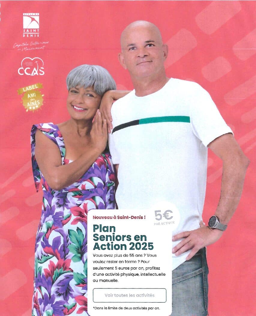 « Plan Seniors en Action 2025 : Rejoignez Nos Activités à Saint-Denis ! »