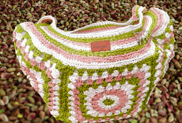 Sac crocheté main – Raphia végétal – Image 2