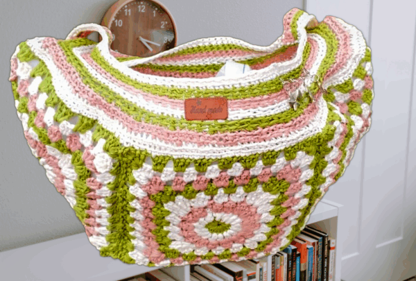 Sac crocheté main – Raphia végétal – Image 3