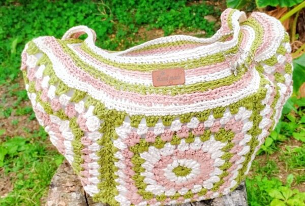 Sac crocheté main – Raphia végétal – Image 4