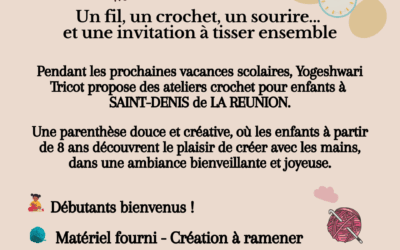 Newsletter – Une parenthèse créative pour les enfants à Saint-Denis – Vacances scolaires