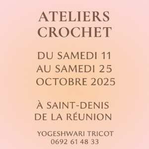 Atelier de crochet pour enfants à partir de 8 ans
