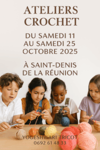 Atelier de crochet pour enfants à partir de 8 ans