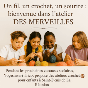 Atelier de crochet pour enfants à partir de 8 ans
