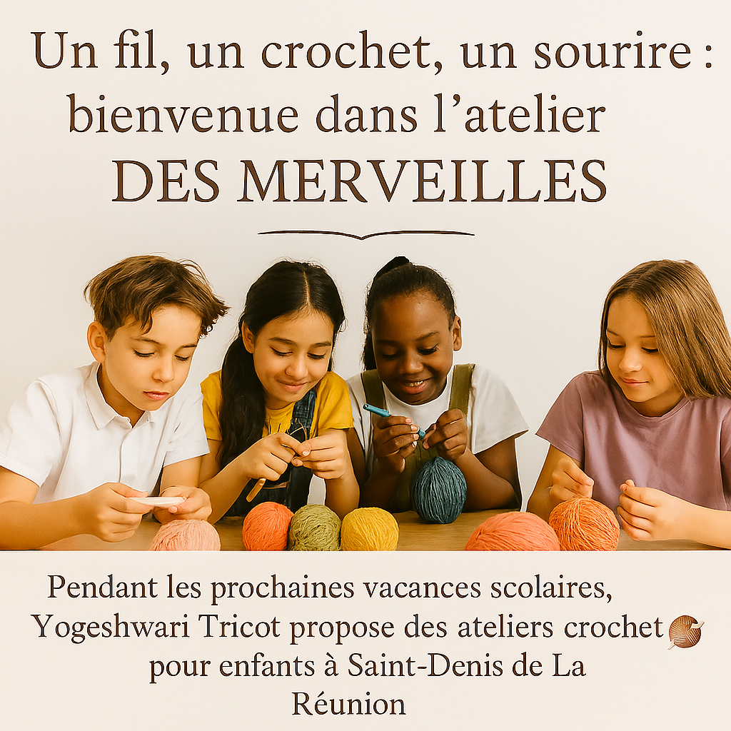 Atelier de crochet pour enfants à partir de 8 ans